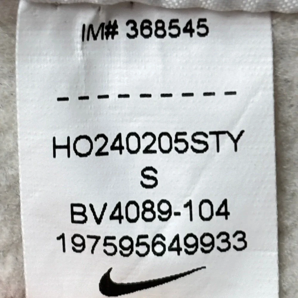 Nike Sportswear Essential Fleece Pintuck Sweatpants Cream Off White Womens Small